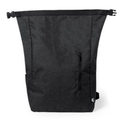 Wasserdichter RPET-Rucksack - Schwarz