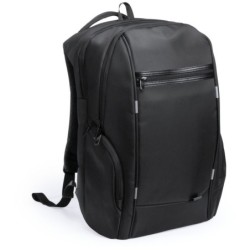 Laptop-Rucksack 15", wasserdicht - Schwarz