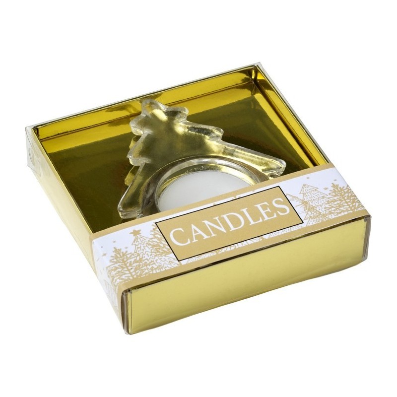 Kerzenhalter "Weihnachtsbaum" - Gold