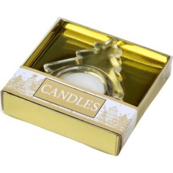 Kerzenhalter "Weihnachtsbaum" - Gold