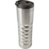 Geometrischer Reisebecher 460 ml - Silber