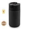 Thermobecher 400 ml Air Gifts mit Keramik | Nabila - Schwarz