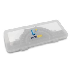 Schulset, Lineal, 2 Winkelmaße und Winkelmesser | Kaulana - Schwarz