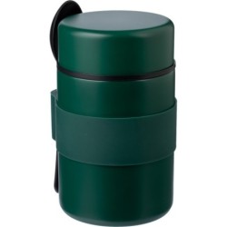 Lebensmittelbehälter 460 ml mit Löffel - Grün