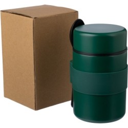 Lebensmittelbehälter 460 ml mit Löffel - Grün