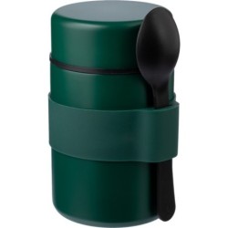 Lebensmittelbehälter 460 ml mit Löffel - Grün