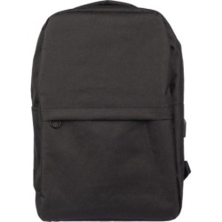 Laptop-Rucksack aus RPET 15“ - Schwarz