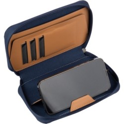 RPET-Reisegeldbörse - Dunkelblau