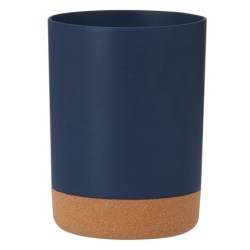 Becher 400 ml mit Korkdetail - Dunkelblau