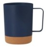 Becher 400 ml mit Korkdetail - Dunkelblau