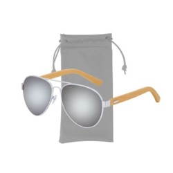 Sonnenbrille, inklusive Mikrofaseretui - Grau