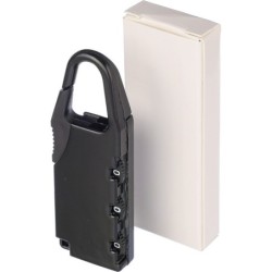 Vorhängeschloss für Reisen - Schwarz