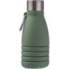 Faltbare Sportflasche 550 ml mit Karabiner - Grün