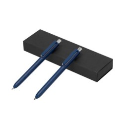 Schreibset von RABS, Kugelschreiber und „ Ewiger“ Bleistift - Dunkelblau