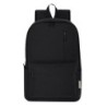 Laptop-Rucksack aus recycelter Baumwolle 15“ - Schwarz