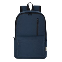 Laptop-Rucksack aus recycelter Baumwolle 15“ - Dunkelblau