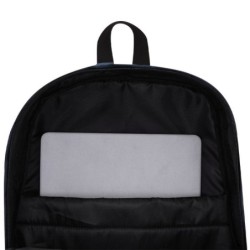 Laptop-Rucksack aus recycelter Baumwolle 15“ - Dunkelblau