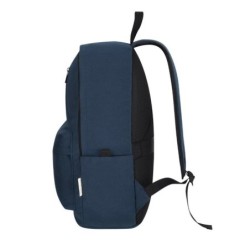 Laptop-Rucksack aus recycelter Baumwolle 15“ - Dunkelblau