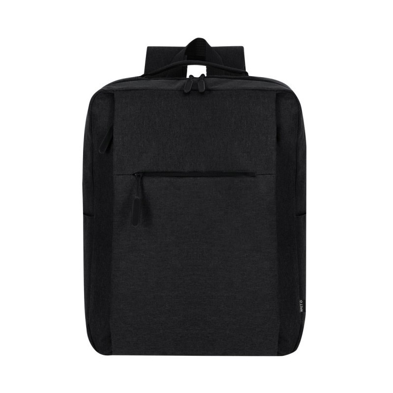 RPET Laptop-Rucksack 15“ - Schwarz