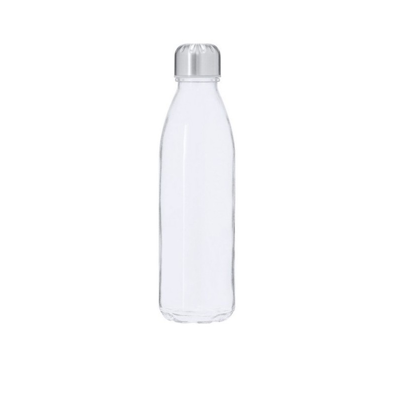 Sportflasche aus recyceltem Glas 650 ml - Transparent