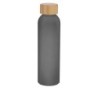 Sportflasche aus recyceltem Glas 500 ml - Schwarz