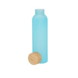 Sportflasche aus recyceltem Glas 500 ml - Blau