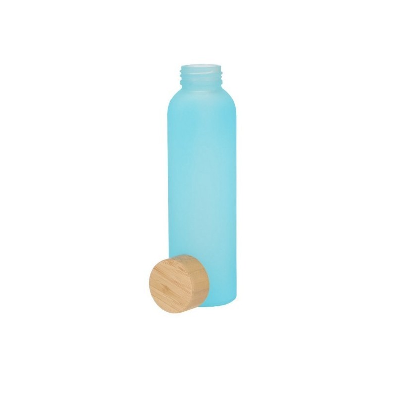 Sportflasche aus recyceltem Glas 500 ml - Blau