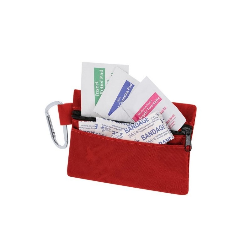 Erste-Hilfe- Set im Etui - Rot