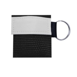 Schlüsselanhänger mit Beatmungsmaske - Schwarz