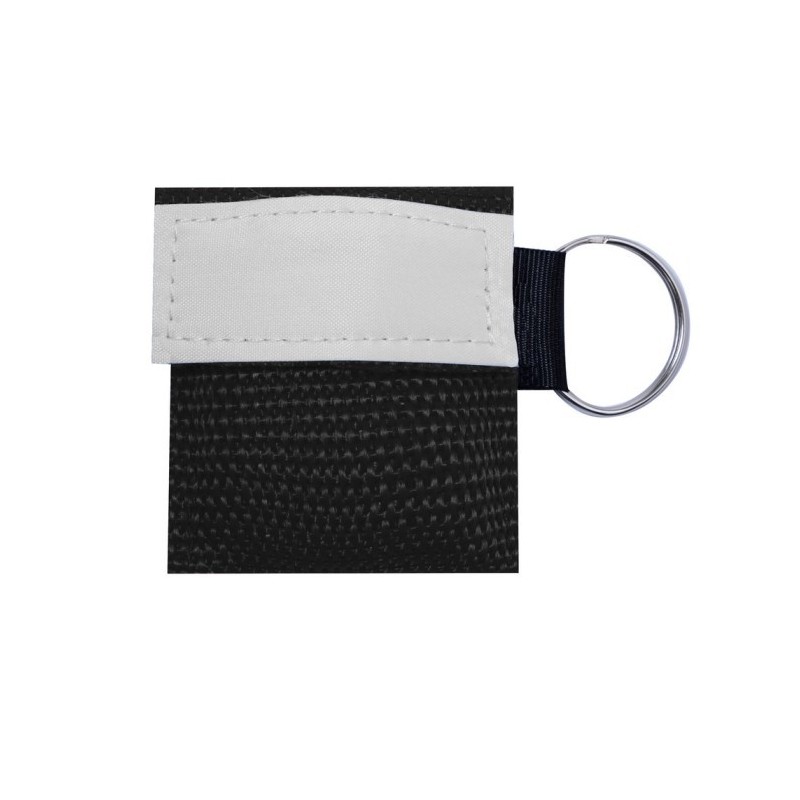 Schlüsselanhänger mit Beatmungsmaske - Schwarz