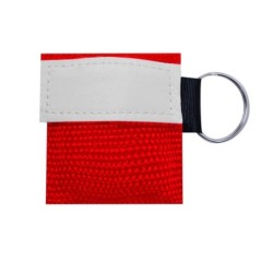 Schlüsselanhänger mit Beatmungsmaske - Rot