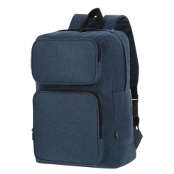 RPET Laptop-Rucksack 15“ - Dunkelblau