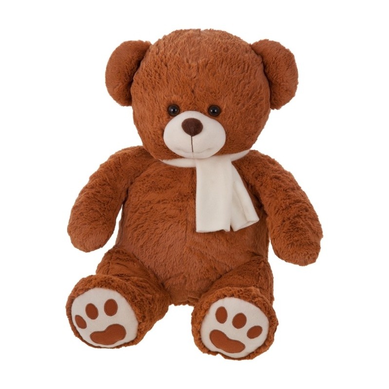 Teddybär mit Schal - Jacob - Braun