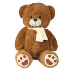 Teddybär mit Schal - Jacob - Braun