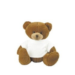 Teddybär mit T-Shirt - Nicky Brown - Braun