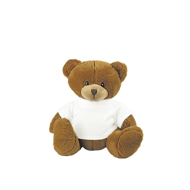Teddybär mit T-Shirt - Nicky Brown - Braun