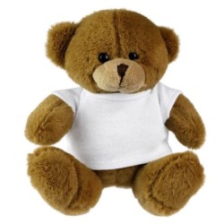 Teddybär mit T-Shirt - Nicky Brown - Braun