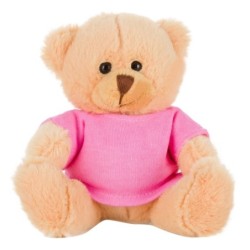 Teddybär mit T-Shirt - Nicky Honey Junior - Hellbraun