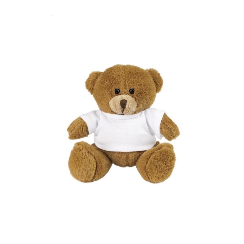 Teddybär mit T-Shirt - Nicky Brown Junior - Braun