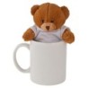 Teddybär mit T-Shirt - Nicky Brown Junior - Braun
