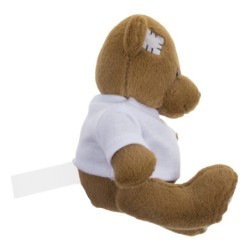 Teddybär mit T-Shirt - Nicky Patch - Braun