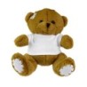 Teddybär mit T-Shirt - Nicky Patch - Braun