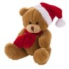 Weihnachts-Teddybär mit Mütze und Schal - Nathan Brown - Braun