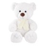 Teddybär mit Schal - Monty White - Weiß