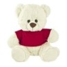 Teddybär mit T-Shirt - Josh White - Weiß