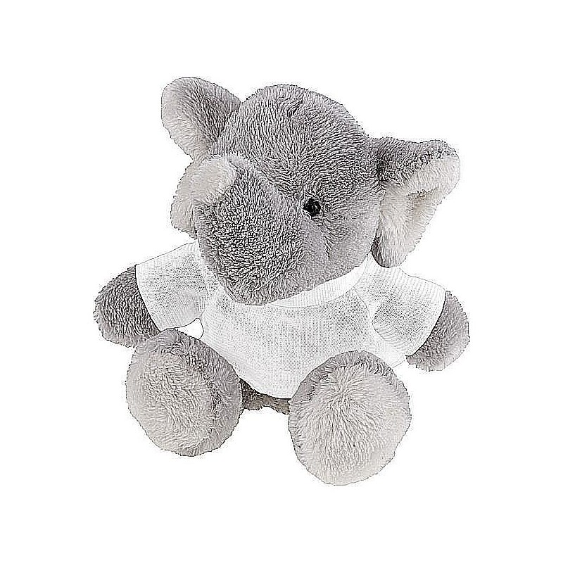 Elefant mit T-Shirt - Samson - Grau