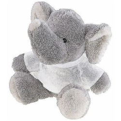 Elefant mit T-Shirt - Samson - Grau