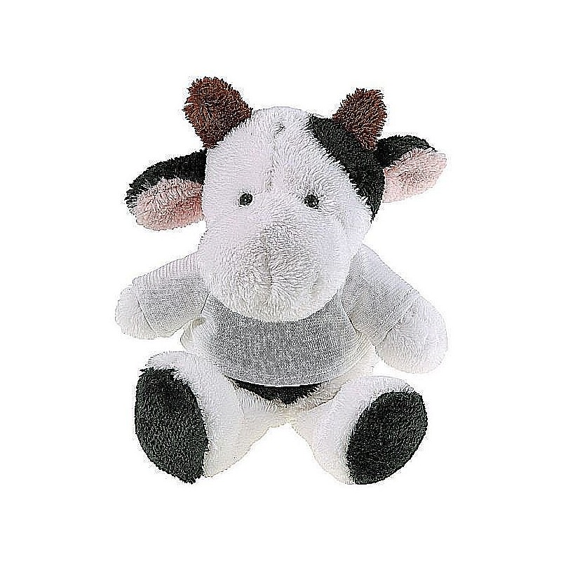 Kuh mit T-Shirt - Nancie - Weiß