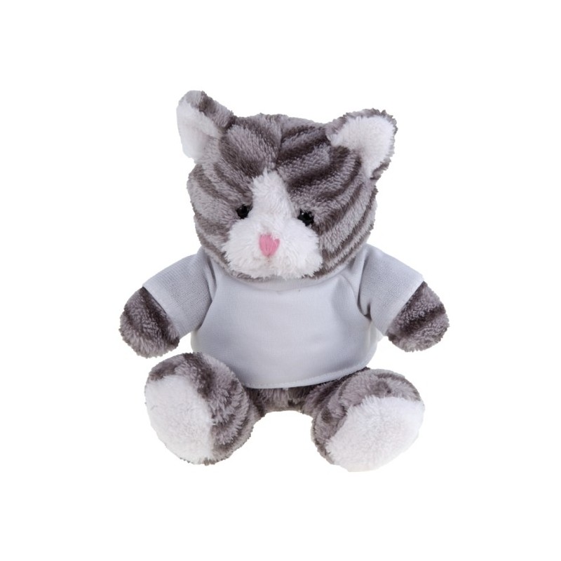 Katze mit T-Shirt - Merlin - Grau