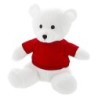 Teddybär mit T-Shirt - Forrest White - Weiß